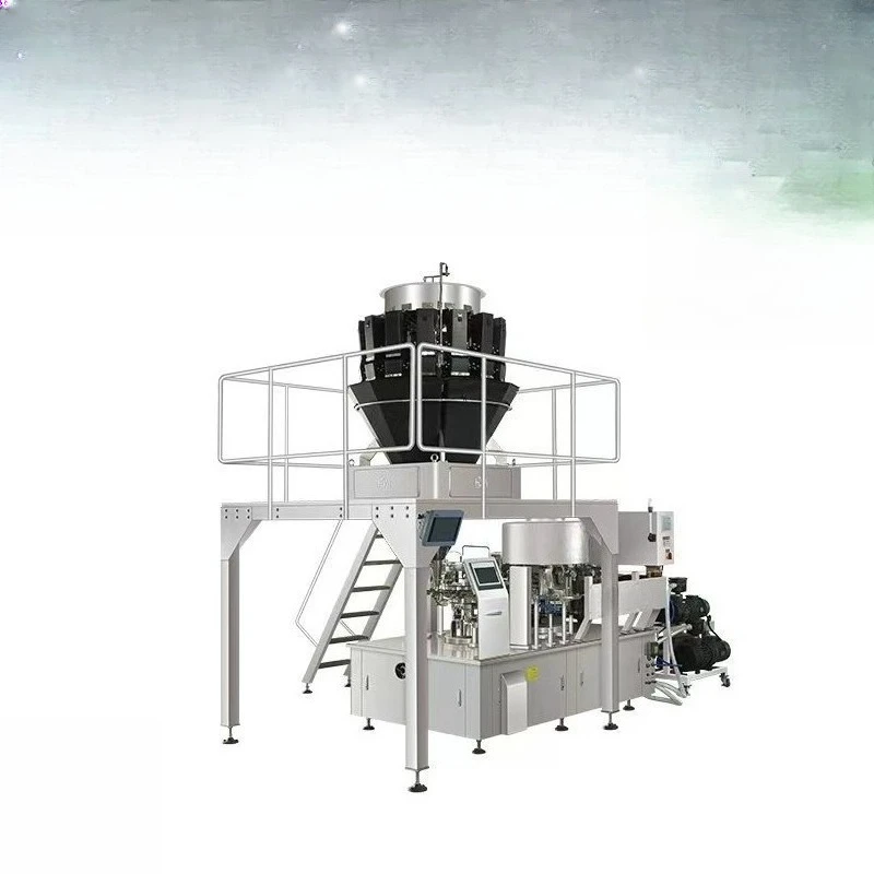 Full-Automatic High-Accuracy Meatball Rice Cake Dumpling Small Buns Packaging Sealing Machine Frozen Food Doypack Filling