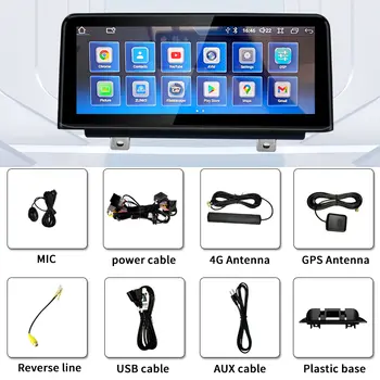 適用於BMW1系E81 E82 E87 E88 ID8高通驍龍665車載多媒體視訊播放器,安卓12系統,10.25吋螢幕,支援4G WiFi 10 最佳銷售 BMW1系E82 CarPlay - №8