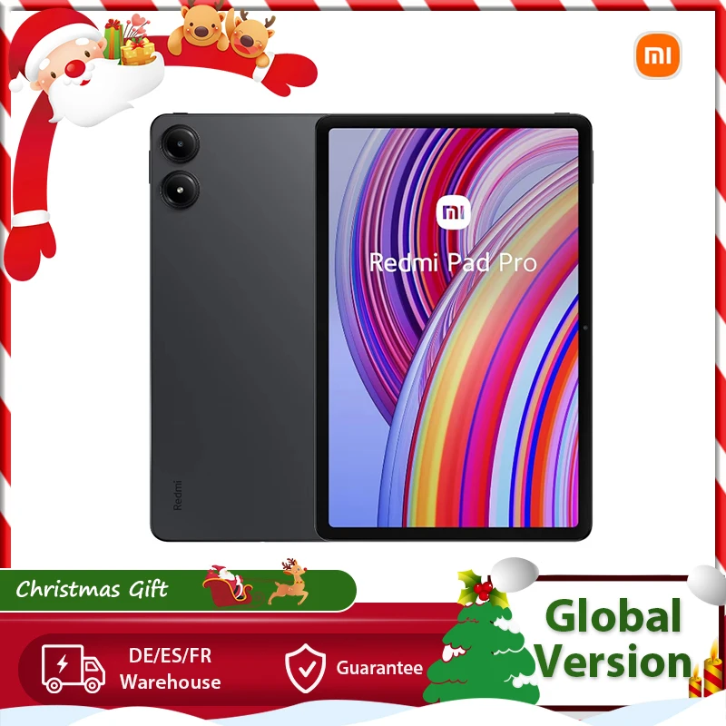 Global Version Xiaomi Redmi Pad Pro Tablet 8GB+256GB Snapdragon 7S Gen 2 Octa Core 12.1'' 120Hz Display 10000mAh Battery