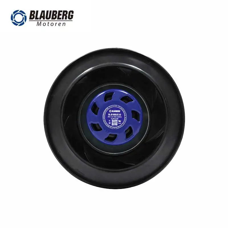 133mm Brushless DC Radial Fan Blower AC Curved Backward Impeller Low Noise Cooling Exhaust Ventilation Duct Fan