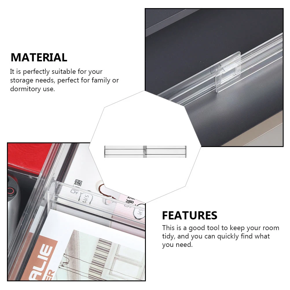 

2 Pcs Tool Telescopic Divider Miss Storage Drawers Organizer Plastic Partition Board
