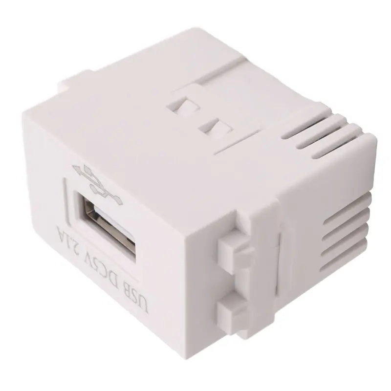 Daily Sale Mobile Phone Charging Panel USB Power Module 2.1A USB Charging Power Socket Switching Adapter 1 PCS