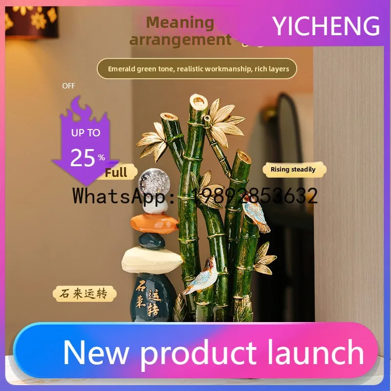 SLT creative times come and go stone ornaments store rising decoration housewarming opening gifts