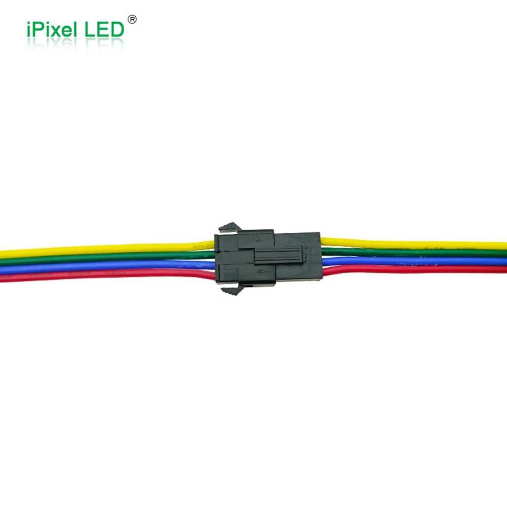 4Pin JST SM RGB LED Strip Cable With Multiple Colors Rechargeable  Male&Female Connector