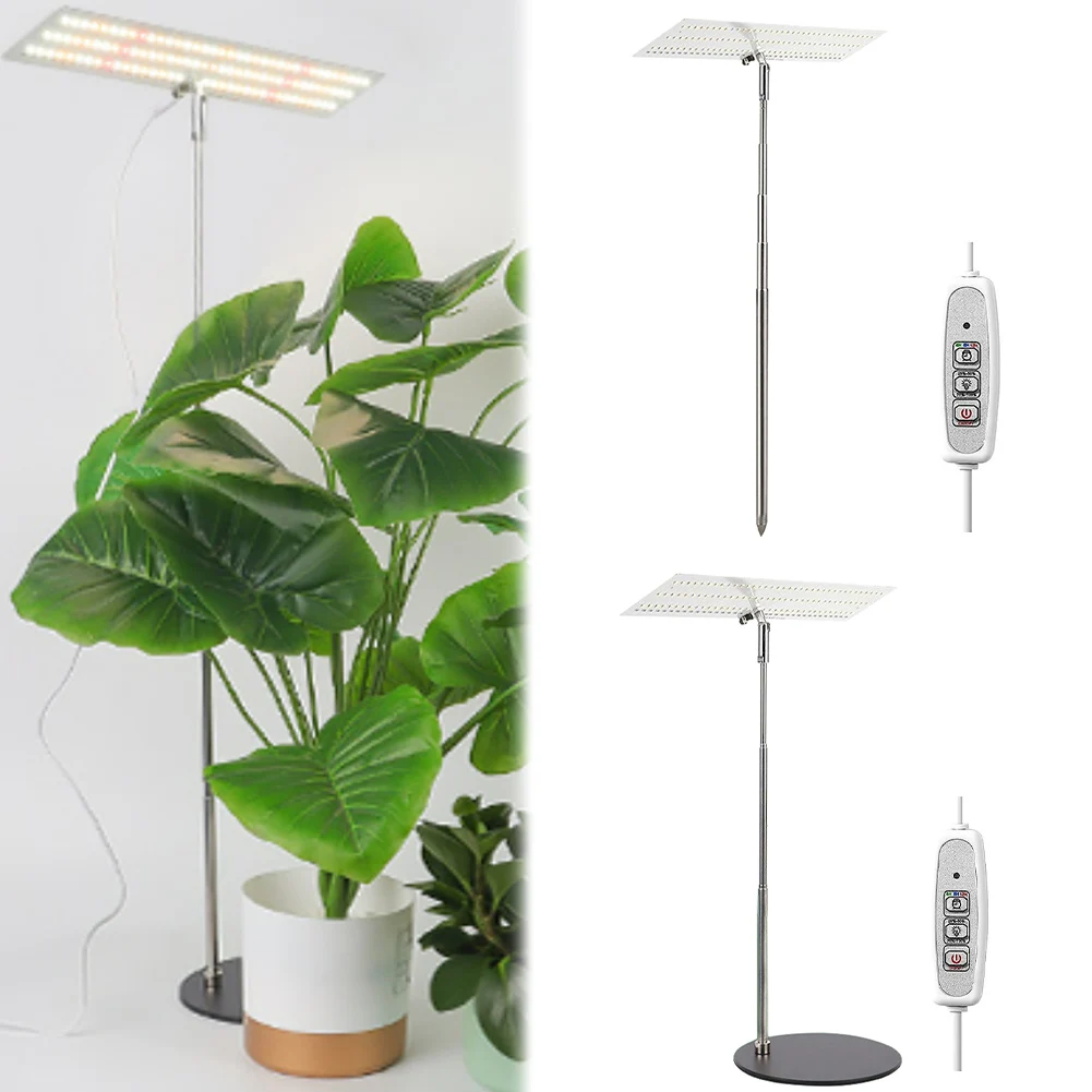 

Plant Grow Light Height Adjustable Full Spectrum Plant Lamp IP54 Waterproof LED Standing Grow Lamp for Plant Flower Greenhouse