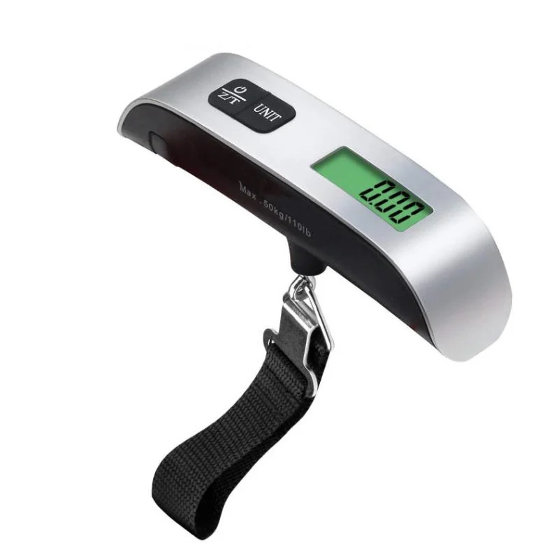 Báscula portátil Digital con pantalla LCD, herramienta electrónica para colgar equipaje, Maleta de viaje, pesa, bolsa de equipaje, balanza de peso,