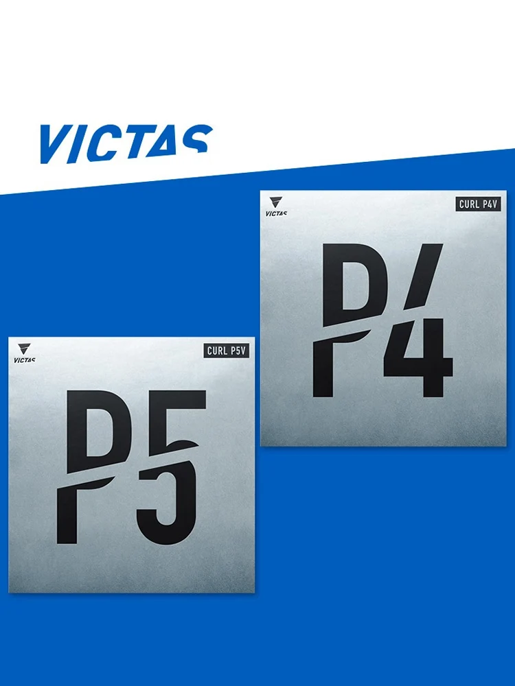 

Накладка для настольного тенниса VICTAS Long Rubber Curl P4V P5V для атакующей и защитной игры, тонкая губка для быстрых ударов