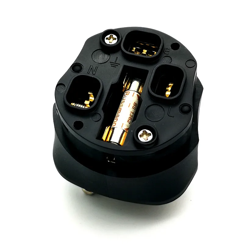 Furutech FI-UK 1363(G) /1363(R) التوصيل HIFI الصوت كابل موصل النحاس مطلية بالذهب الروديوم 13A الصمامات IEC الإنجليزية قابس الطاقة