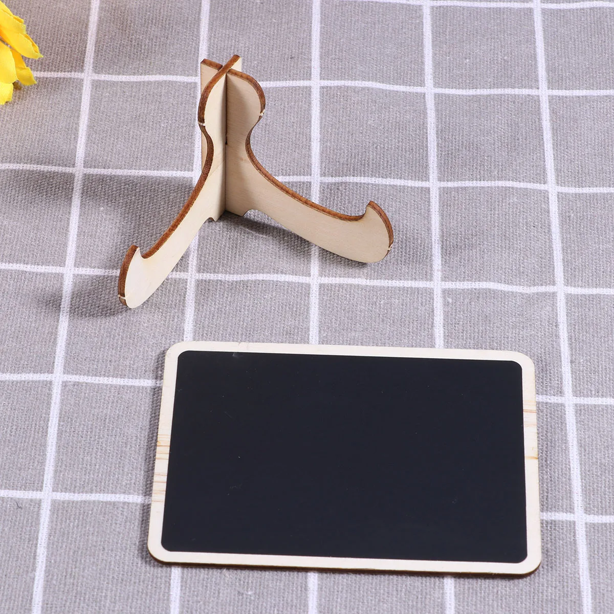 

14 Pcs Mini Chalkboards Erasable Signs Price Tag Blackboard Wood Frame Wedding Party Favor Buffet Label Christmas Table