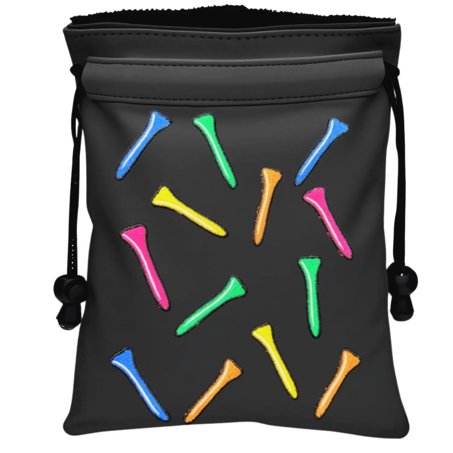 

Забавная сумка для гольфа с рисунком футболки для гольфа из искусственной кожи, сумка для гольфа с застежкой на шнурке, футболка для мяча для гольфа, женская сумка для гольфа