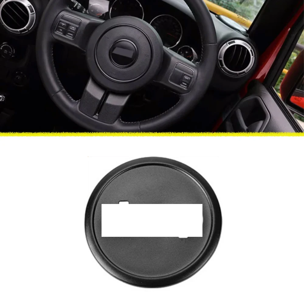 Steering Wheel Decoration Cover Trim Accessory for Jeep Grand Cherokee 2011-2020/Renegade 2016-2023/Compass Patriot 2011-2016