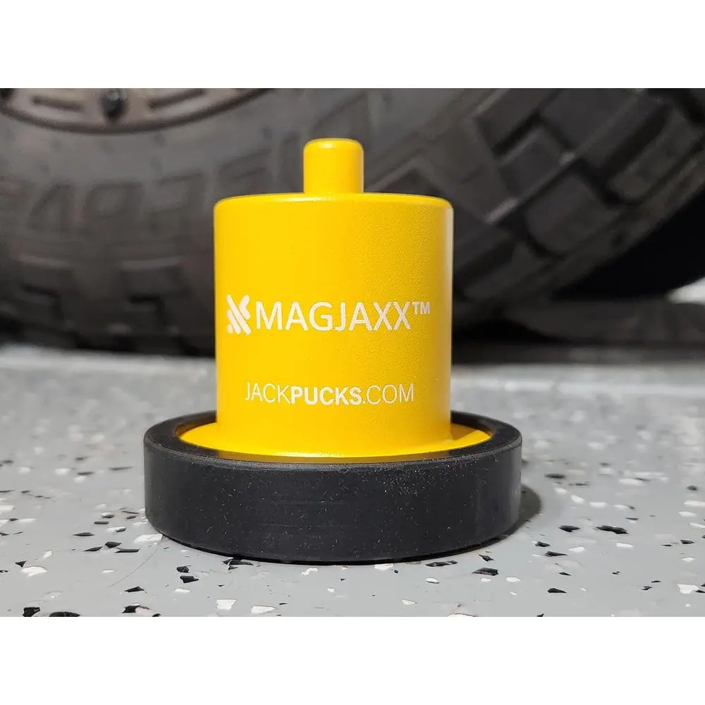 Magnetische Puck-adapterset met hoes met ritssluiting voor Rivian R1T en R1S - Geel