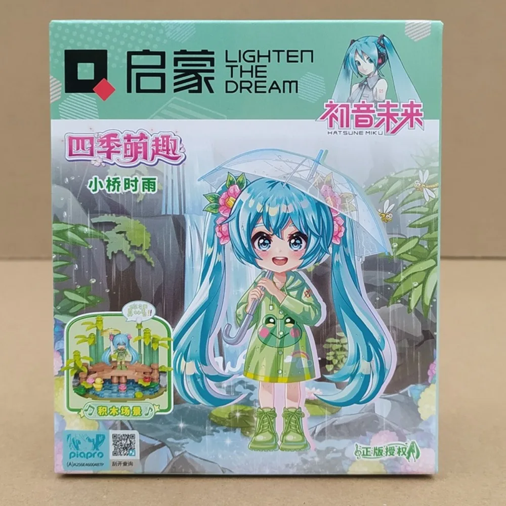 Nieuwe Keeppley bouwsteen Hatsune Miku vier seizoenen schattig en leuk meisje speelhuisje kleuterschool meisjes activiteit handgemaakt voor cadeau