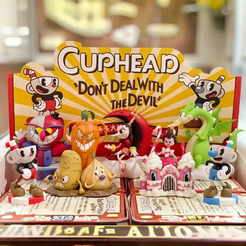 

Hot Sale Cuphead'S Adventures Series Figure Model Toys Game Role Cute Model Room Decoration Trendy Collection Birthday Gift Toys