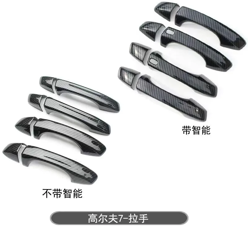 

Car Styling For Volkswagen Golf 7 MK7 2014 2015 2016 Door Handle Bowl Cup Cover Trim Decorative Auto Auto Parts Accessories