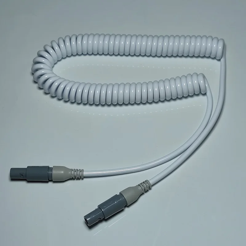 Dental Dental Endoscope Connection Wire Spring Helix 2 Ends 6-pin Plug 5-hole 6-hole Endoscope Handle Dentist Seat Attachment