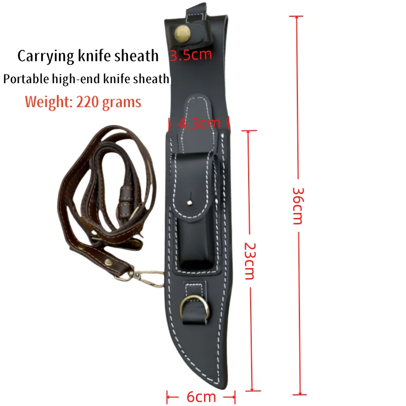 

Высококачественный чехол для ножа с ремнем для переноски, портативный черный чехол для ножа средней длины, чехол для ножа для кемпинга на открытом воздухе, кожаный нож