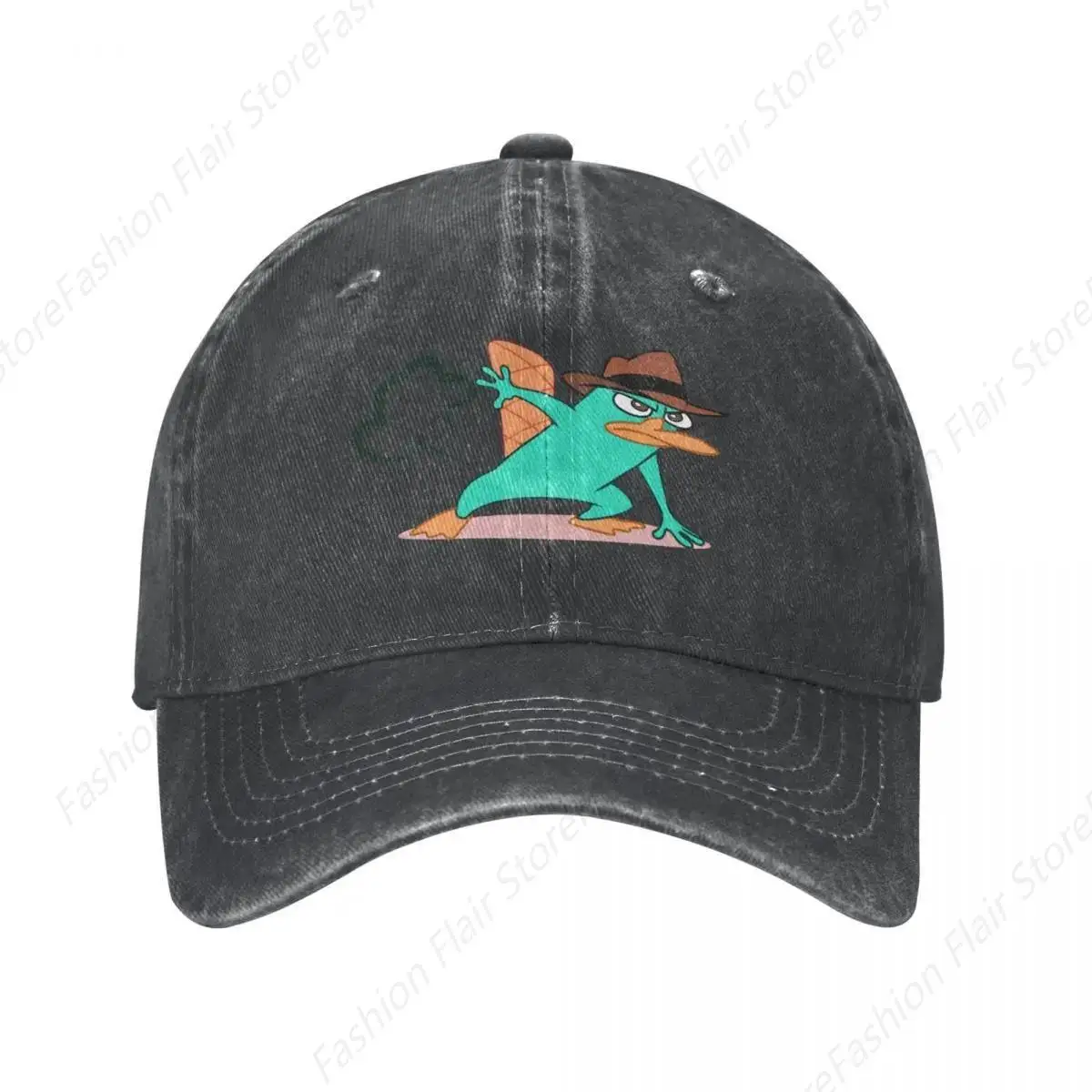 Perry the platypus Cowboy Hat Custom Cap Golf Fashion Beach Luxury  Men Caps Women's