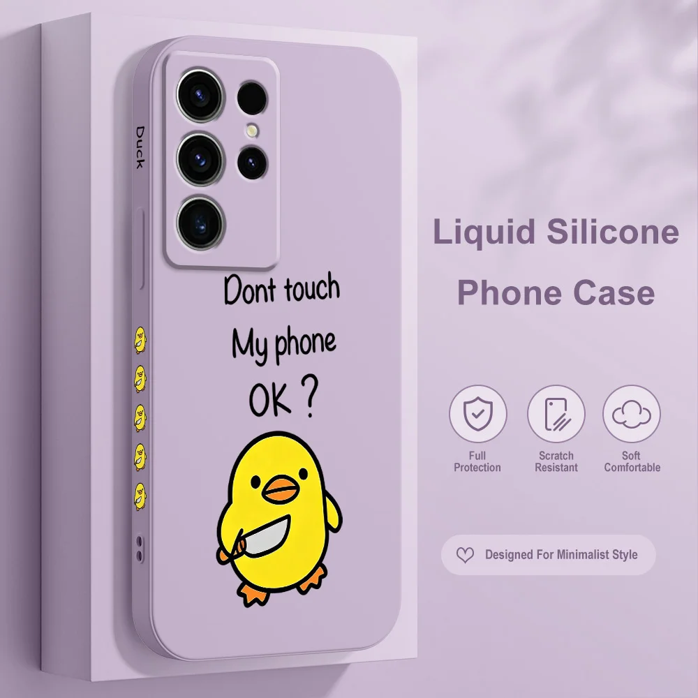 Aggressively Cute Phone Case For Samsung Galaxy S26 S25 Edge S24 S23 S22 S21 S20 S10 FE Plus Ultra Silicone Soft Cover