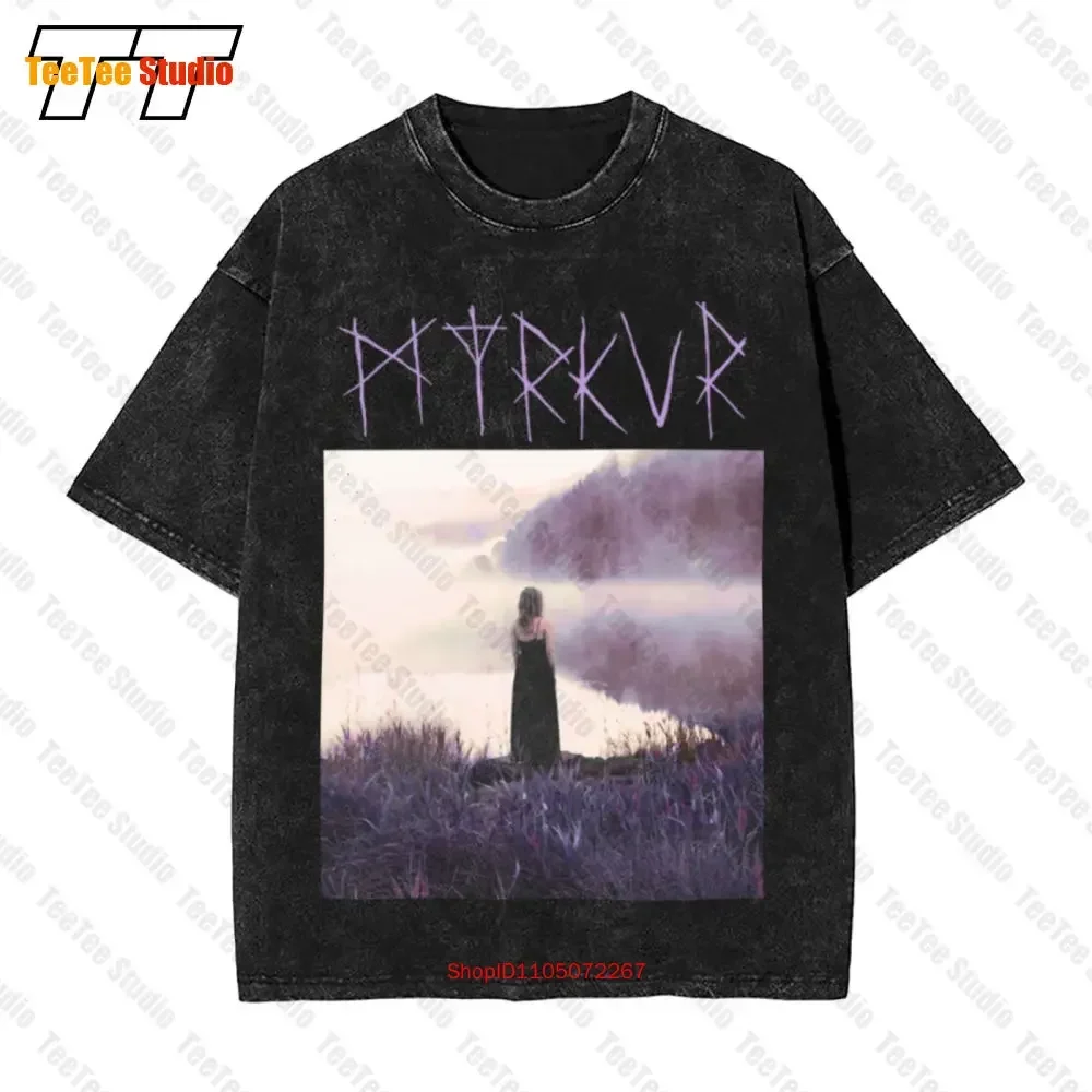 

Винтажная футболка большого размера Myrkur Fog ZWVT