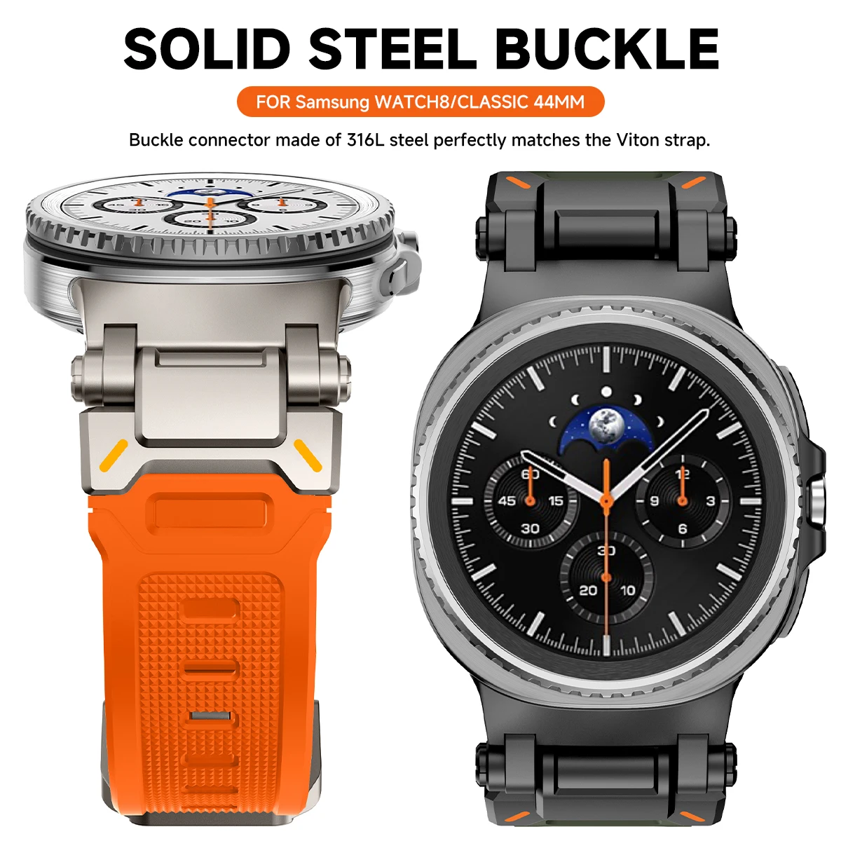 حزام سيليكون موصل معدني لساعة سامسونج جالاكسي 8 40 مللي متر 44 مللي متر 8 كلاسيكي 46 مللي متر سوار رياضي لساعة جالاكسي معصمه #2