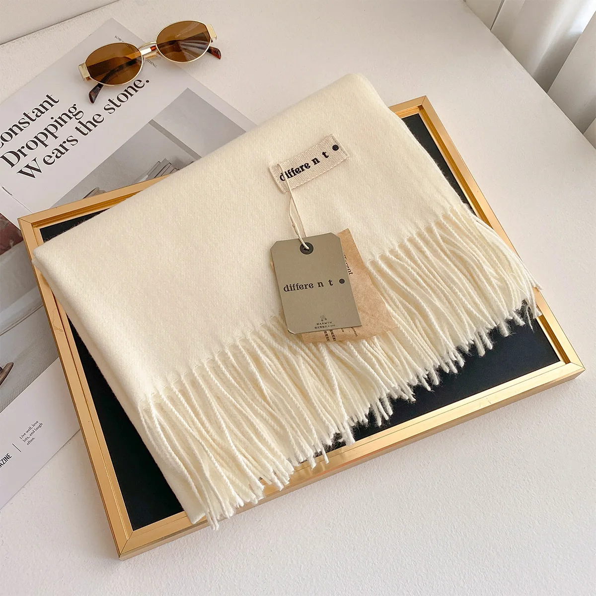 76 Pcs White Winter… - image