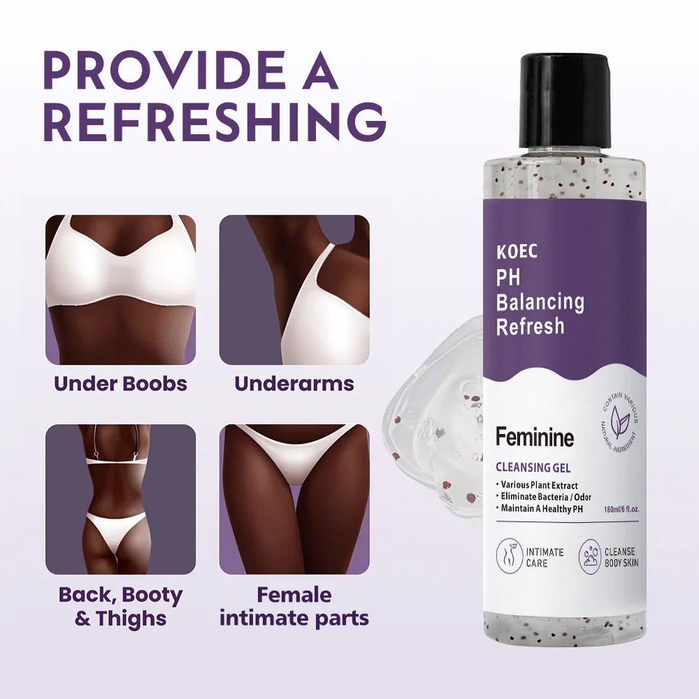 

Refresh pH Balancing Private Parts Gel Natural Feminine Hygiene Solution for Gentle Cleansing, Odor Control and Skin Nourishment