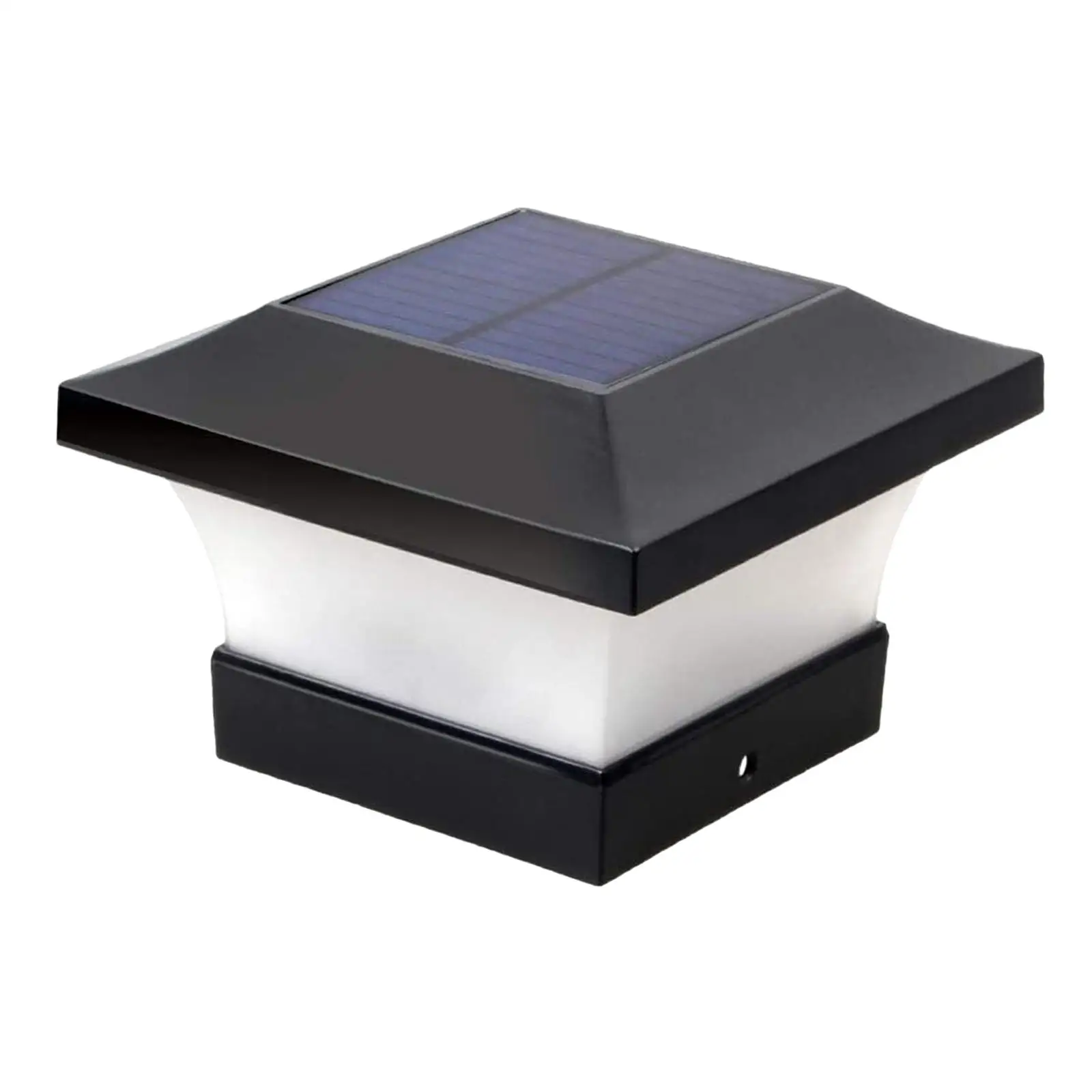 Waterproof Solar Powered Post Lights for Garden Fence Post Outdoor LED Lamp Railing Decor Patio Yard Walkway Warm White