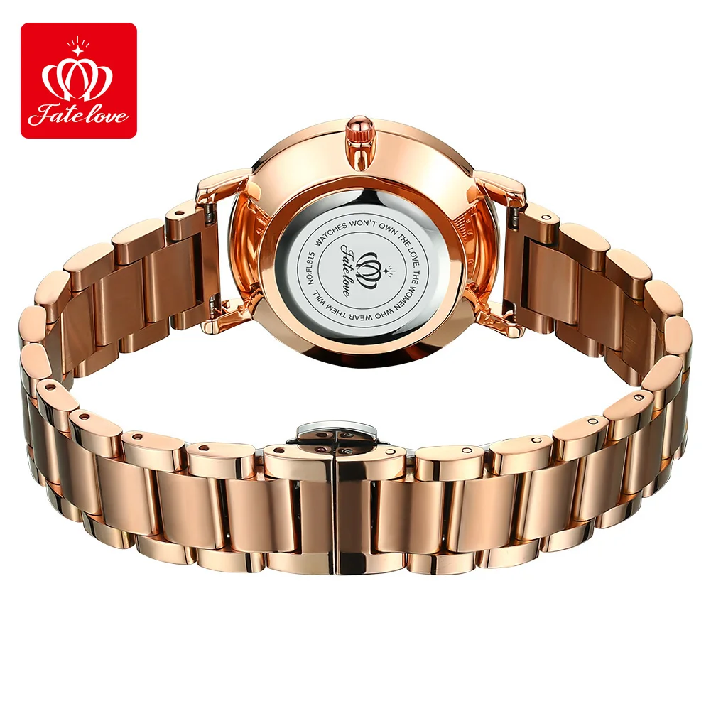 Fate Love brand watch fashionable and versatile waterproof women's quartz watch FL815
