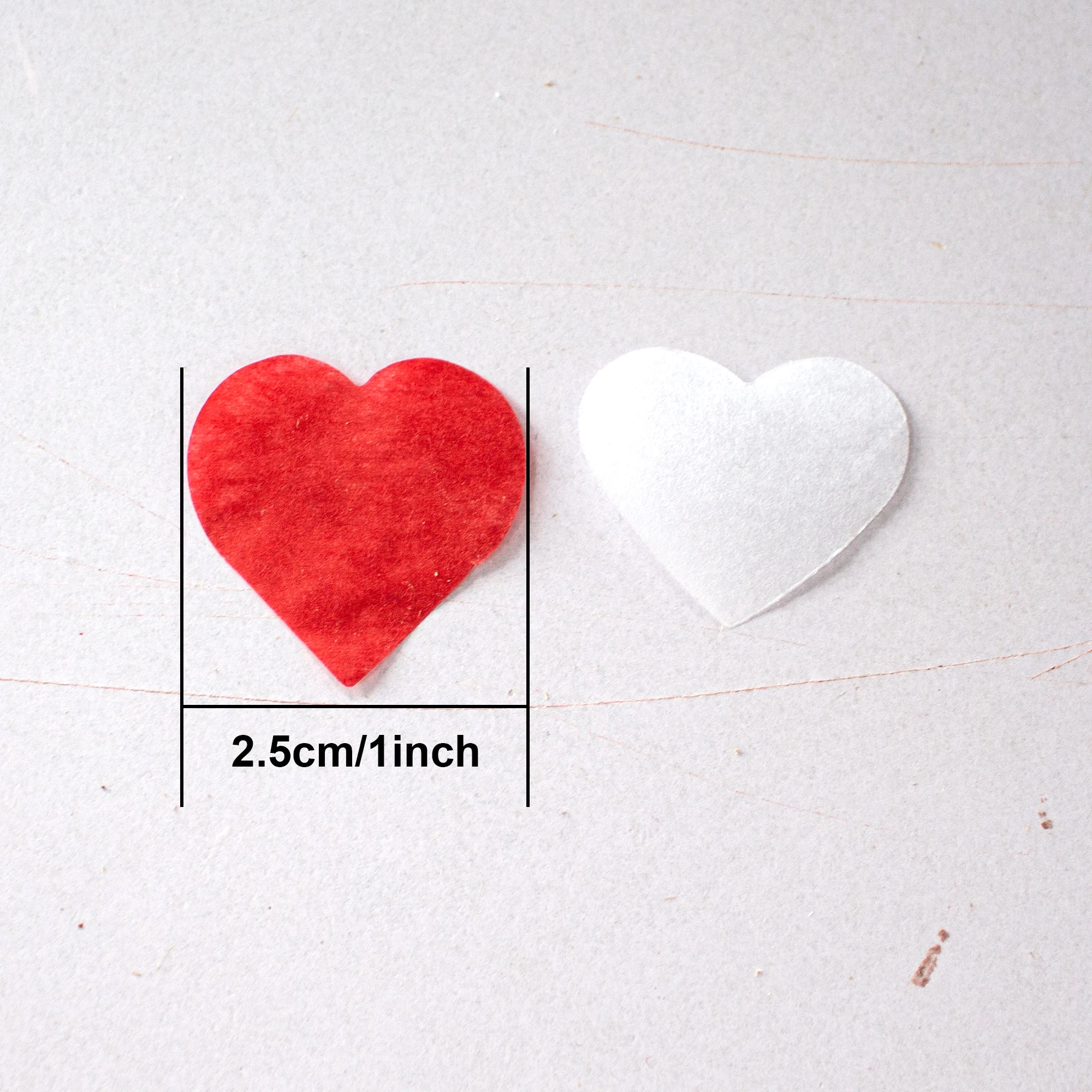 2500-teiliges herzförmiges Herzpapier, Tischdekoration zum Valentinstag, handgehaltenes Wurfkonfetti für Hochzeiten, Ballonfüllung – Detail 6