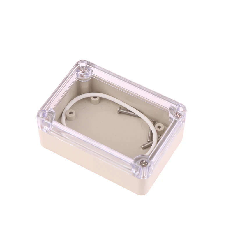 Plastic Waterproof Clear Cover DIY Project Electronic Box Enclosure Case 23*80*55mm