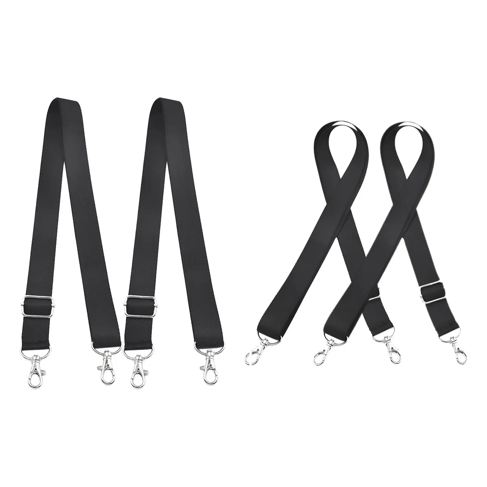 2x Nylon Bag Shoulder Strap, Purse Strap for Handbag, adjustable Handbag Shoulder Strap, CrossBody for DIY Accessories