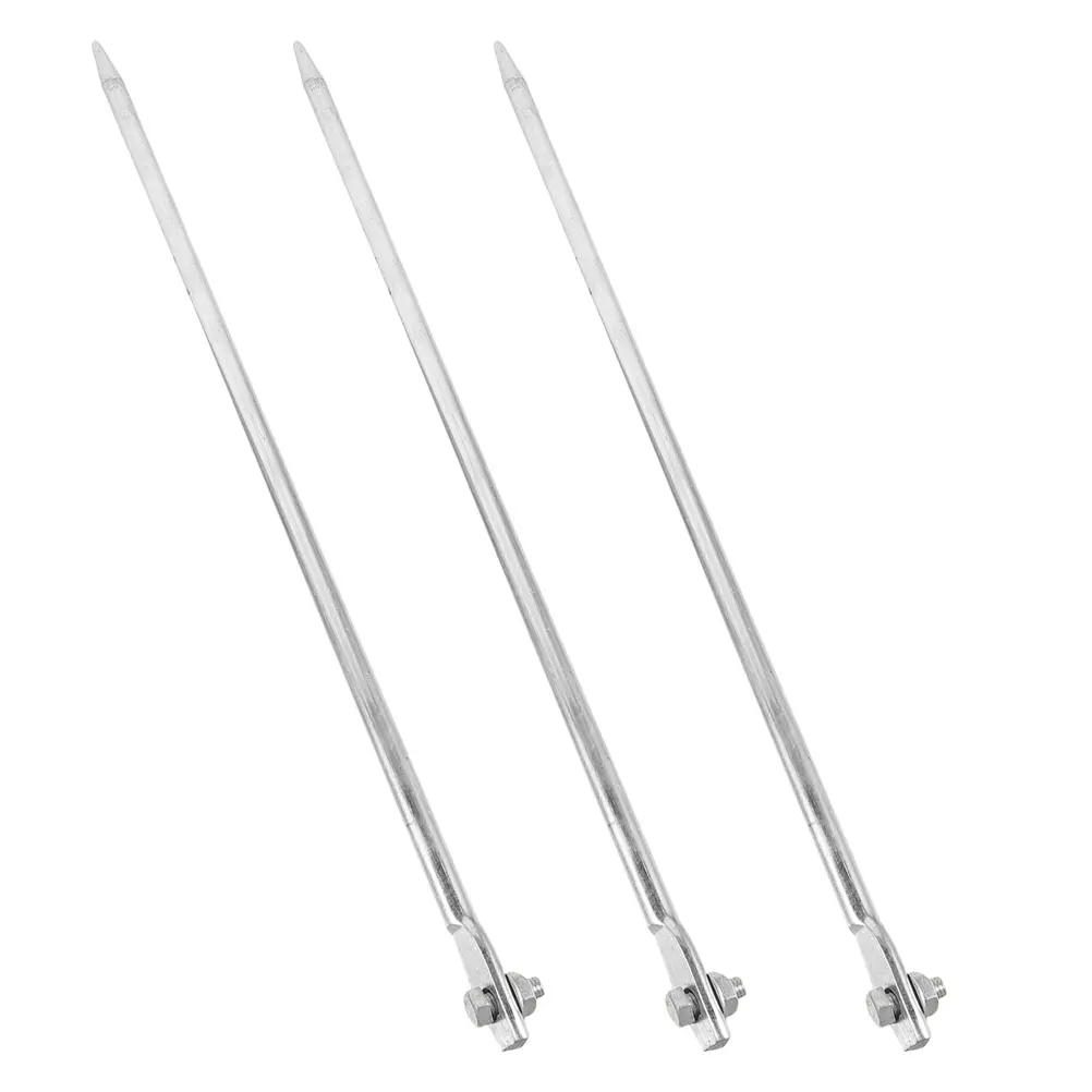 3 قطعة قضبان أرضية كهربائية أقطاب التأريض المجلفنة الثقيلة لمكتب متجر المنزل التأريض التفريغ الحالي الموثوق به #6