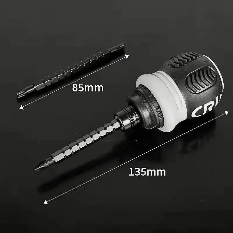 Mini Ratchet Screwdriver Magnetic Phillips Slotted Labor Saving Construction Hand Tools Reversing Screwdriver Industrial Driver