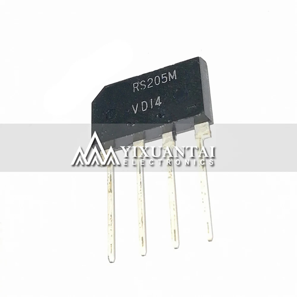 

5pcs/Lot RS205M Bridge Rectifiers Lead Frame 2A 600V ZIP4 New