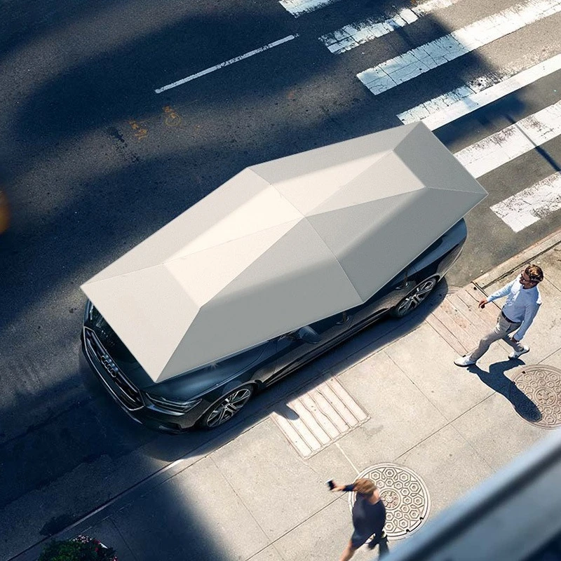Fully Automatic Car Parasol SUV Roof Canopy Remote Control Folding Car Coat Cover Sun Protection and Heat Insulation