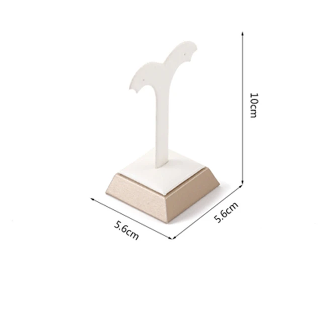 TREACHI Luxuriöser Ring-Display-Ständer, Pu-Leder, Schmuck-Requisiten, Ring-Display-Tablett, Ohrring-Halter, Theke, Schmuck-Organizer, Vitrine-Tablett 3