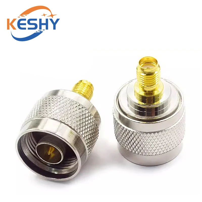 1-10PCS L16 N Male Female To Sma Male Female Straight Connector SMA To N Male Female Brass Test Converter Nickel Plated image 6
