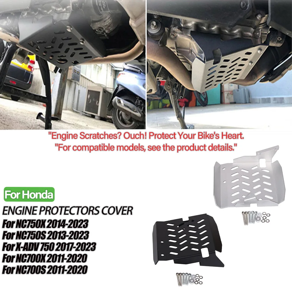 

NC 750X 700X X ADV XADV 750 2023 Engine Guard Fairing Cover for HONDA NC750S NC 750S 700S Engine Chassis Shield Lower Guard Plat