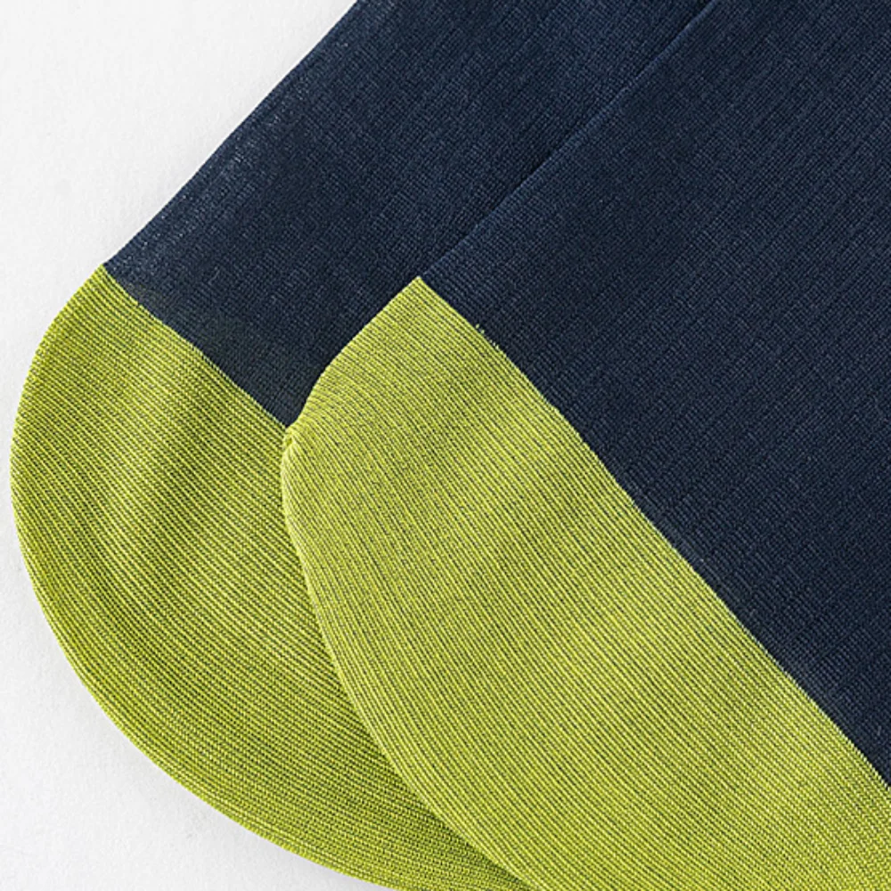 Formal Stripe Men Thin Dress Tube Socks Translucent Sheer Patchwork Business Stockings Hosiery Thin Business