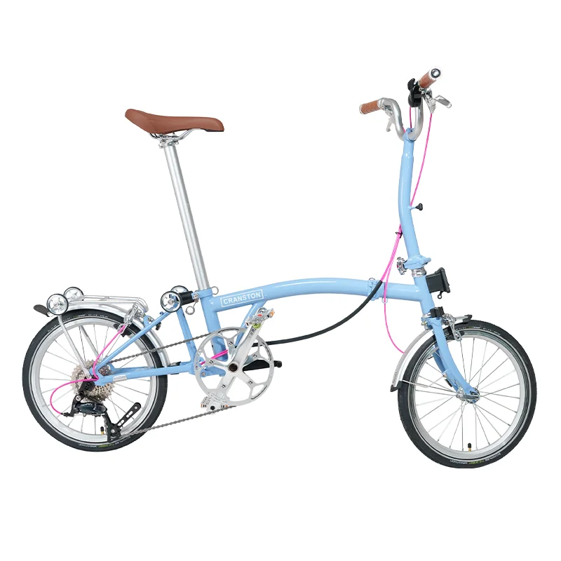 16-inch 9-speed High Quality Steel Frame Light Weight Foldable Bike S Bar M BAR Folding Bicycle