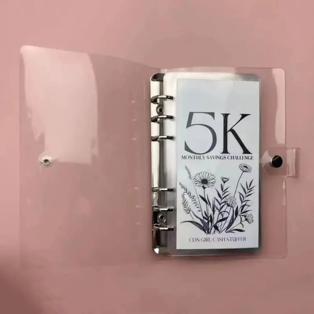 PVC-envelop Besparingen Uitdaging Binder Geld besparen Geld Budget Organizer Besparingen Uitdaging Notebook Gelabelde slots