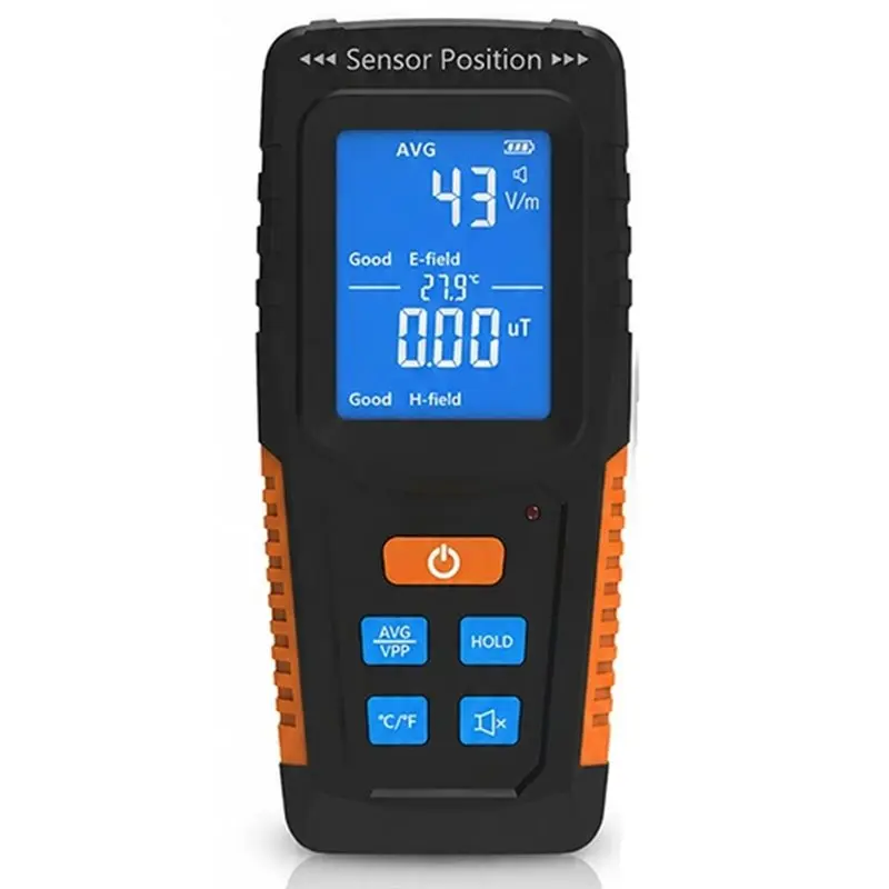 ABKO-Electromagnetic Field Tester Accurate Electric Temperature Readings With Data Lock Function For Home Workplace