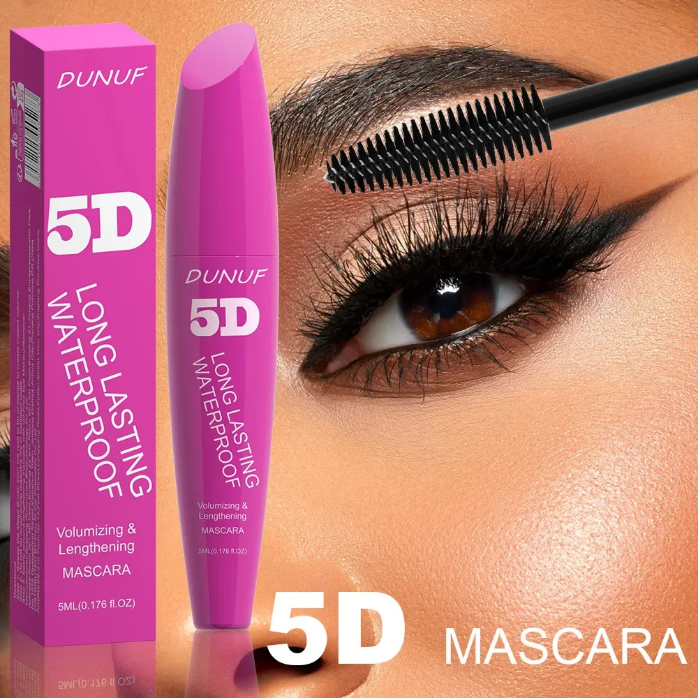 5D Mascara Impermeabile Crema Spessa Snella 24 ore Volumizzante Lash Trucco Ciglia Curling Allungamento Crema Per Ciglia Durata