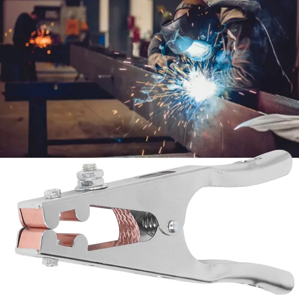 2pcs 800A Earth Clamp Heavy Duty Good Conductivity Welding Clamp Manual Operation Copper Material Grounding Clamp Arc Welding