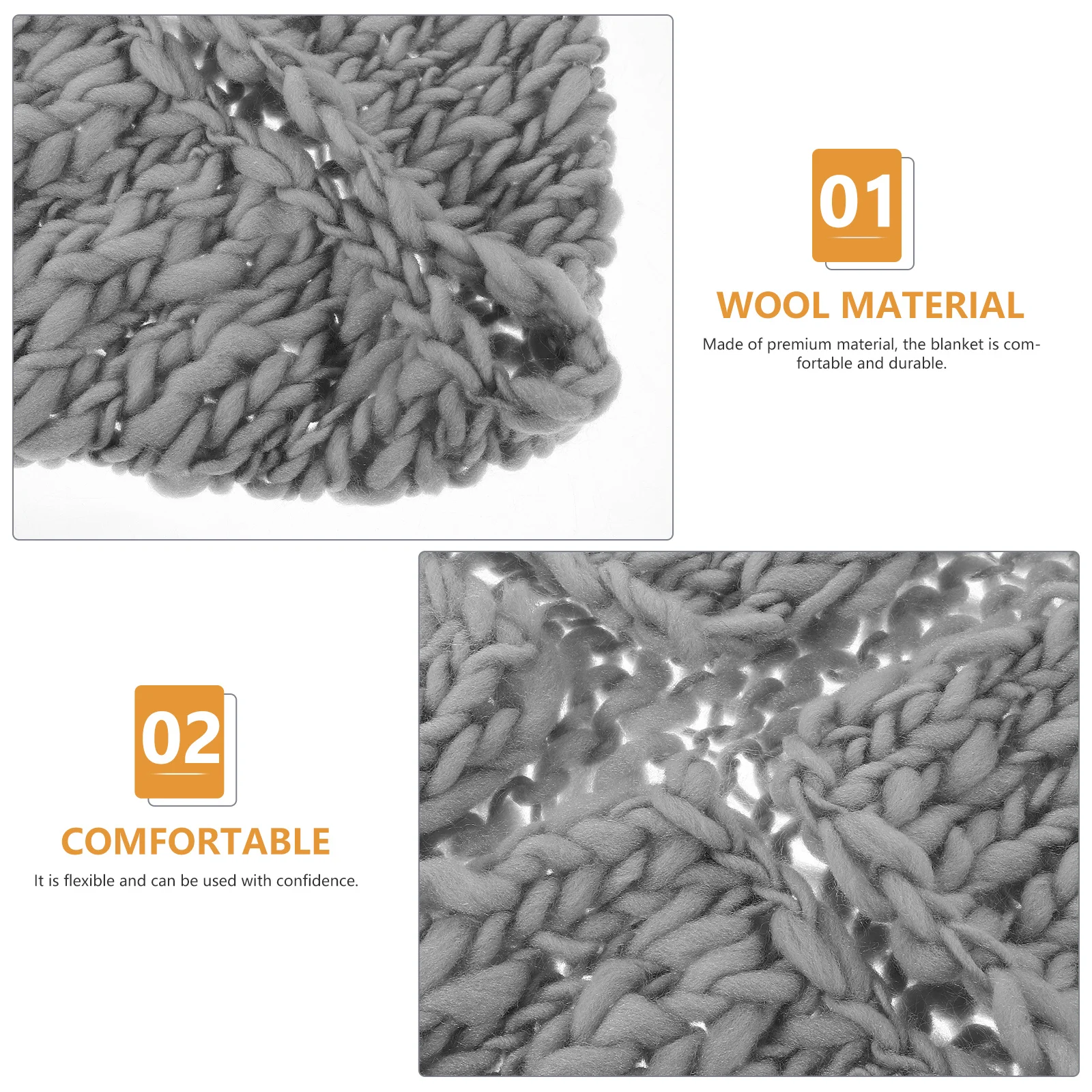 بطانية أطفال من الصوف المحبوك يدويًا، دعامة صور لحديثي الولادة، مريحة ومتينة وقابلة للغسل، وخلفية كبيرة وفريدة من نوعها لالتقاط الصور