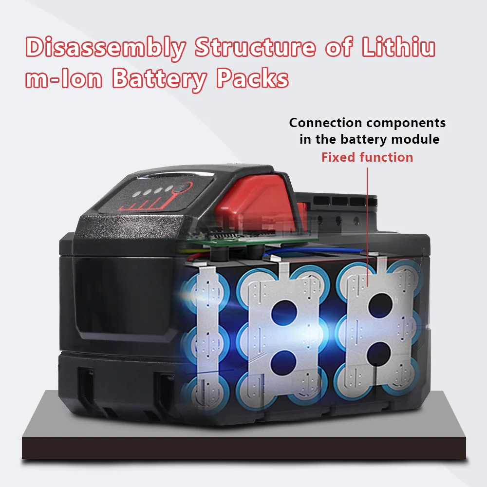 1 Pack 12 0Ah 18V High Output Battery Replacement for Milwaukee M18 Tools 48 11 1890 48 11 1850