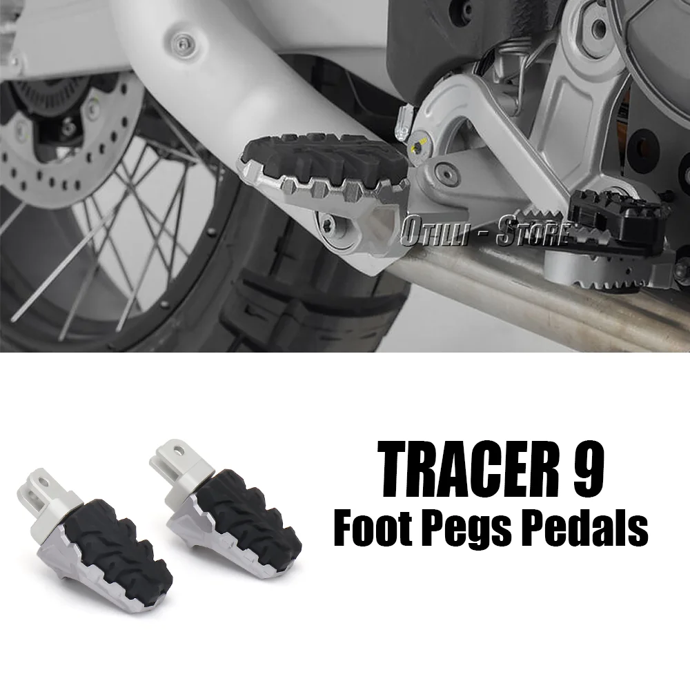 

New Footpeg Kit For Yamaha TRACER 9 Tracer 900 GT Footrest Foot Pegs Pedals t For Yamaha TRACER9 Tracer 900 GT Accessories
