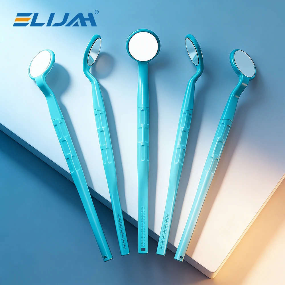SYJH Dental 24mm 5Pcs Double Sided Optical Coating Mouth Mirror Autoclavable Ultra Clear Dentistry Comprehensive Oral Inspection