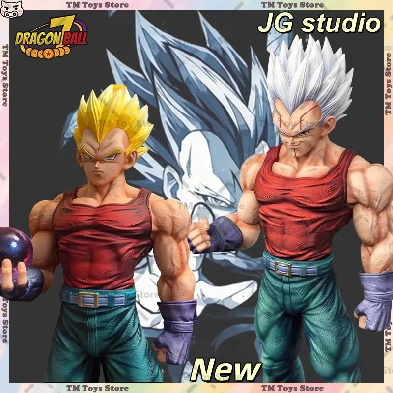 

New 31cm JG Studio Dragon Ball Anime Figures GT Baby&Vegeta Super Saiyan Figurine 3 Heads PVC Statue Collection Model Toys Gifts